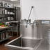 Thumbnail image #2 for T&S Brass 8-Inch Wall Mount Service Sink Faucet with Vacuum Breaker Nozzle and Pail Hook