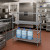 Thumbnail image #2 for Quantum Two-Tier Modular Tank and Beverage Container Dunnage Rack, 24 x 24 x 54 Inches, Gray Epoxy Antimicrobial Finish