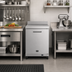 Thumbnail image #3 for Kelvinator Commercial 27-Inch One-Section Countertop Refrigerator Worktop with Backsplash, Solid Right-Hinged Door