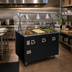 Thumbnail image #2 for Vollrath 2-Series Affordable Portable 3-Well Mobile Hot Food Station Deluxe with Buffet-Style Breath Guard