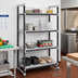 Thumbnail image #2 for Cambro Camshelving Elements XTRA 4-Tier Solid Stationary Polymer Shelving Starter Unit, 21