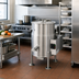 Thumbnail image #2 for Cleveland Range KGL25 25-Gallon Stationary Gas Kettle, 2/3 Steam Jacket, Self-Contained