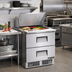 Thumbnail image #2 for True 32-Inch One-Section Sandwich/Salad Prep Table with 2 Drawers and Rear-Mounted R290 Refrigeration
