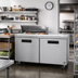Thumbnail image #2 for Hoshizaki Steelheart SR60B-8 60-Inch Two-Section Sandwich Top Refrigerated Prep Table