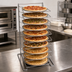 Thumbnail image #3 for American Metalcraft Oversized Countertop Pizza Pan Rack, 10 Shelves, Fits 16