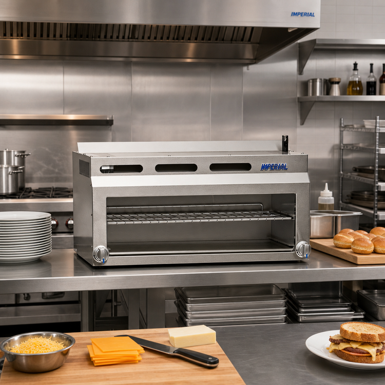 Product image #2 for Imperial Spec Series 36-Inch Gas Cheese Melter Broiler with Infrared Burner