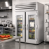 Thumbnail image #2 for True SPEC SERIES Two-Section Roll-Thru Refrigerator with Glass Front and Solid Rear Swing Doors
