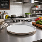Thumbnail image #2 for American Metalcraft UPR9MO 9-Inch Round BPA-Free Melamine Plate, Mocha Case of 12
