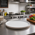 Thumbnail image #2 for American Metalcraft 9-Inch Round BPA-Free Melamine Plate, Mocha