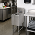 Thumbnail image #2 for Advance Tabco Prestige 12-Inch Wide Underbar Freestanding Hand Sink with 10 x 14 x 7 Inch Bowl and Splash Mount Faucet