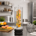 Thumbnail image #2 for Brooklyn Round Single 3 Gallon Infusion Beverage Dispenser with Crystal Clear Polycarbonate Chamber
