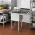 Thumbnail image #2 for Advance Tabco Special Value 1-Compartment Fabricated Sink with 18-Inch Right Drainboard