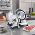 Thumbnail image #2 for BakeMax 12-Inch Manual Gravity Feed Belt-Driven Countertop Meat Slicer
