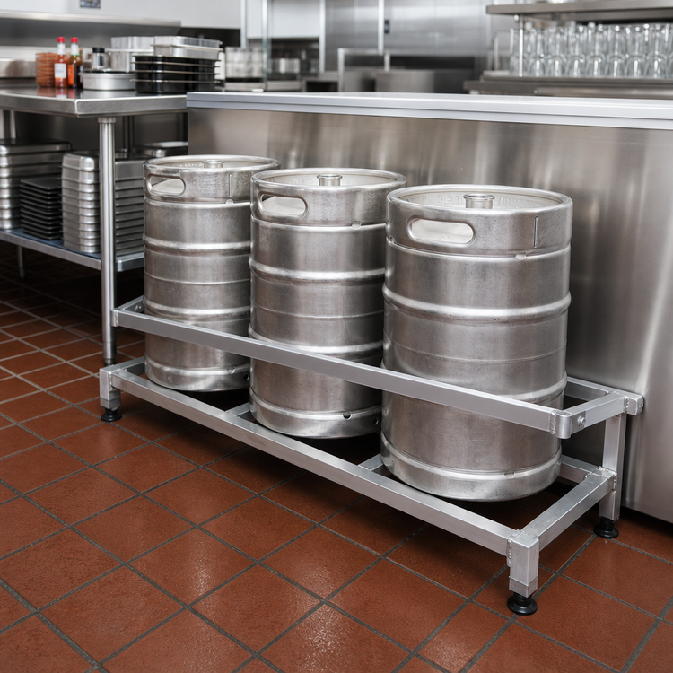 Product image #2 for Advance Tabco 80-Inch Rear Keg Strap for Aluminum Keg Racks