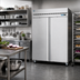 Thumbnail image #2 for Hoshizaki Steelheart R2A-FS Two-Section Reach-In Refrigerator, 50.37 Cu. Ft., Solid Doors