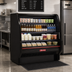 Thumbnail image #2 for Howard-McCray 40E Series 39-Inch Dairy Curved End Open Merchandiser with Self-Contained Refrigeration and LED Lighting - Black