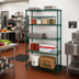 Thumbnail image #2 for Quantum 5-Shelf Stationary Wire Shelving Starter Kit, 24