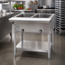 Thumbnail image #2 for Eagle Group 33-Inch Open Base Liquid Propane Hot Food Table with 2 Dry Wells