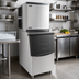 Thumbnail image #2 for Omcan 22-Inch Cube-Style Ice Maker with Bin, Air-Cooled, 350 lb/Day, 275 lb Storage