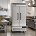 Thumbnail image #2 for Migali Competitor Series Two-Section Reach-In Freezer, 35 Cu. Ft., Bottom Mount, Solid Hinged Doors, Stainless Steel