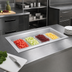 Thumbnail image #2 for Hatco IWB-4 Drop-In Iced Cold Food Well, 4-Pan, Stainless Steel