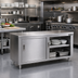 Thumbnail image #2 for Eagle Spec-Master 60-Inch Wide Stainless Steel Plate Cabinet with Sliding Doors