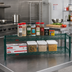 Thumbnail image #2 for Eagle Group QuadTruss 2-Tier Front Case Merchandise Wire Shelving Unit, 60 x 14 x 14 Inches, Valu-Gard Green Epoxy