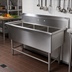Thumbnail image #2 for John Boos Pro-Bowl 3-Compartment Floor Model Stainless Steel Sink with 18 x 24 x 14-Inch Bowls