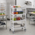 Thumbnail image #3 for Cambro Camshelving Premium High Density Mobile Starter Unit, 24 x 42 x 67-1/4 Inch, 4-Tier Solid, Speckled Gray