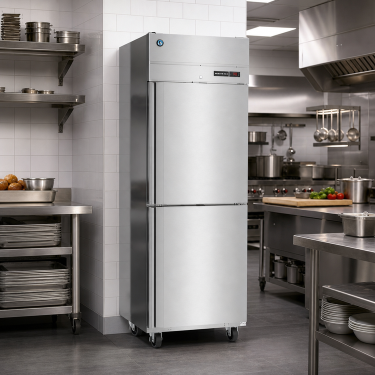 Product image #2 for Hoshizaki Steelheart 1-Section Reach-In Heated Holding Cabinet with Half Stainless Steel Doors