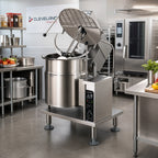 Thumbnail image #2 for Cleveland Range MKET12T 12-Gallon Countertop Tilting Electric Mixer Kettle, 2/3-Jacketed, 316 Stainless Steel Liner