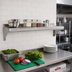 Thumbnail image #2 for Advance Tabco Special Value Series Wall-Mounted Tab-Lock Shelf, 36 x 11-1/8 Inches, 18/430 Stainless Steel