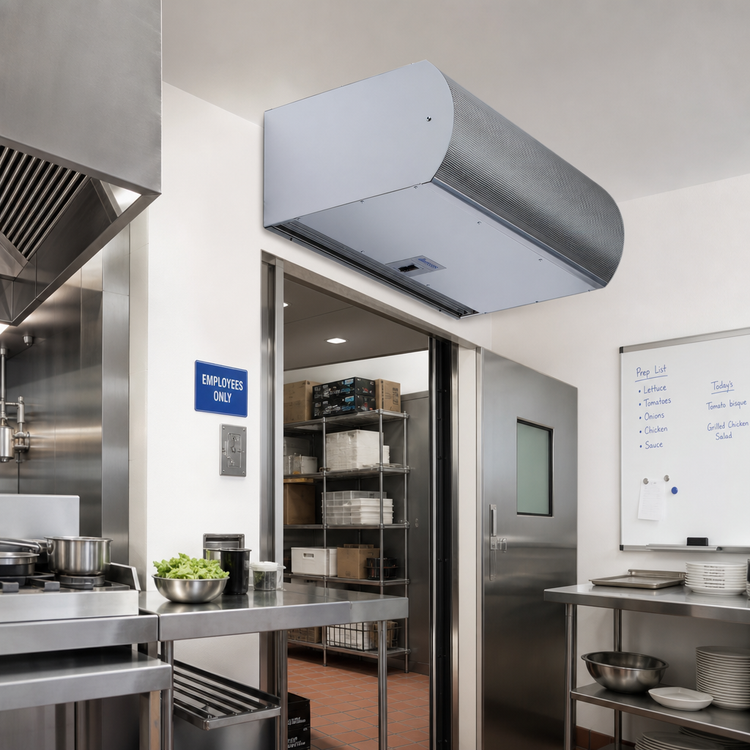 Product image #2 for Berner Architectural Series AHC10-3108A High Performance Unheated Air Curtain, 108 Inch, 3-Motor, 3-Speed