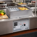 Thumbnail image #2 for Atlas Metal RM-HP-2 2-Pan Hot/Cold Drop-In Food Well with Self-Contained Refrigeration
