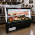Thumbnail image #2 for Howard-McCray 34N Series Remote Double Duty Deli Meat & Cheese Service Case, 144 Inches, Black Exterior, White Interior, LED Lighting