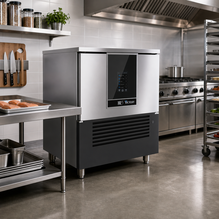 Product image #2 for Victory Refrigeration HI5-5-45U 5-Pan Reach-In Multi-Function Blast Chiller / Freezer Cabinet
