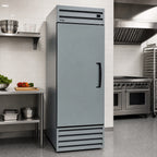 Thumbnail image #2 for Excellence Commercial Products CF-43HC 43 Cu. Ft. Two-Section Upright Reach-In Freezer, Bottom-Mount, Solid Locking Doors