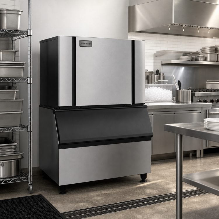 Product image #3 for Ice-O-Matic Elevation Series 48-Inch Water-Cooled Modular Half-Size Cube Ice Maker