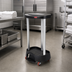 Thumbnail image #2 for Rubbermaid Commercial Premium Hands-Free Linen Hamper Laundry Cart, Black