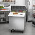 Thumbnail image #3 for Beverage-Air 27-Inch One-Section Sandwich Top Refrigerated Prep Table, 1 Door, 8-Pan Top, 17-Inch Cutting Board