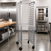 Thumbnail image #2 for Mobile Full-Height Aluminum Sheet Pan Rack, End Loading, 20-Pan Capacity
