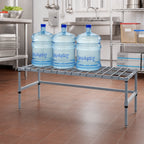 Thumbnail image #2 for Quantum 183014DGY Modular Wire Dunnage Rack, 30 x 18 x 14 Inches, 1,500 lb. Capacity, Gray Epoxy Finish