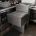 Thumbnail image #3 for BK Resources 48-Inch Stainless Steel Underbar Ice Bin with Sliding Cover, 167 lb Capacity