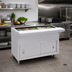 Thumbnail image #2 for Advance Tabco Triumph Supreme Heavy Duty Ice-Cooled 6-Pan Serving Counter with Sliding Doors