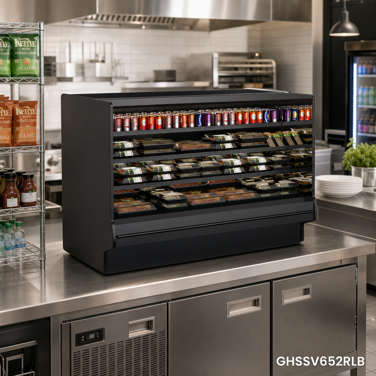 Product image #2 for Structural Concepts Fusion Refrigerated Self-Service Countertop Display Case, 51 x 43 x 51-5/8 Inches, Remote DX