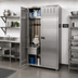 Thumbnail image #3 for John Boos Left-Hand Stainless Steel Janitor Cabinet with Integrated Mop Sink and Storage, 48W x 22-1/2D x 84H