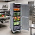 Thumbnail image #2 for Cres Cor Insulated Mobile Aluminum Utility Cabinet with Solid Door, 40-Pan Capacity