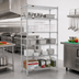 Thumbnail image #2 for Eagle Group 5-Tier Wire Shelving Starter Unit, 48