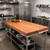 Thumbnail image #2 for Boos Block American Cherry Edge Grain Kitchen Countertop, 108 x 25 x 1-1/2 Inches, Penetrating Oil Finish