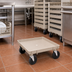 Thumbnail image #2 for Rack-Master Beige Plastic Dish and Glass Rack Dolly Base, Without Handle